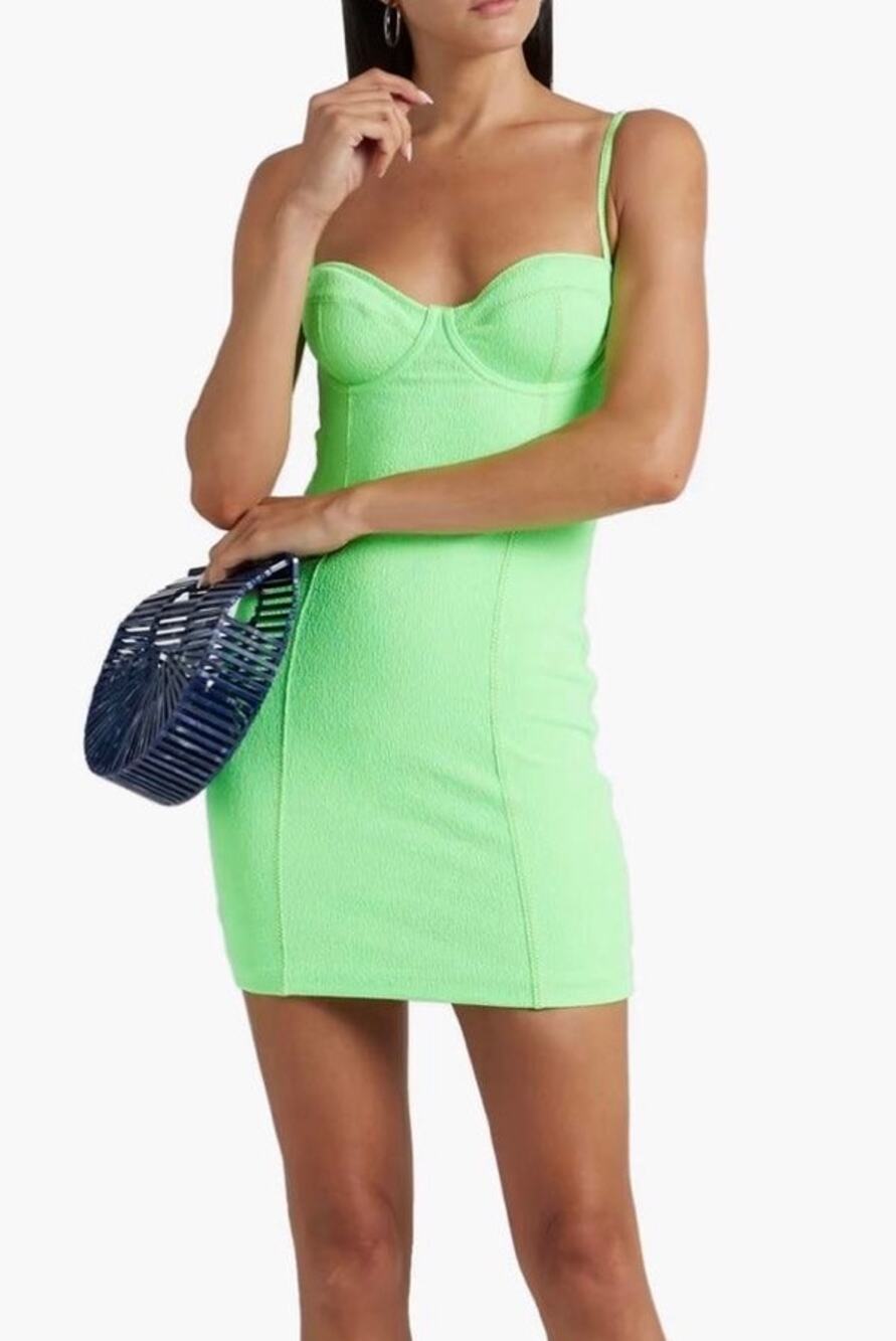 Vix by Paula Hermanny Women’s Firenze Corsage Short Mini Dress XS Stretch Sexy